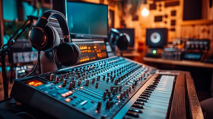 Music mixing station